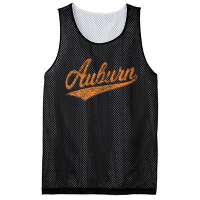 Auburn Alabama Flag Classic Vintage Sports Script Jersey Mesh Reversible Basketball Jersey Tank