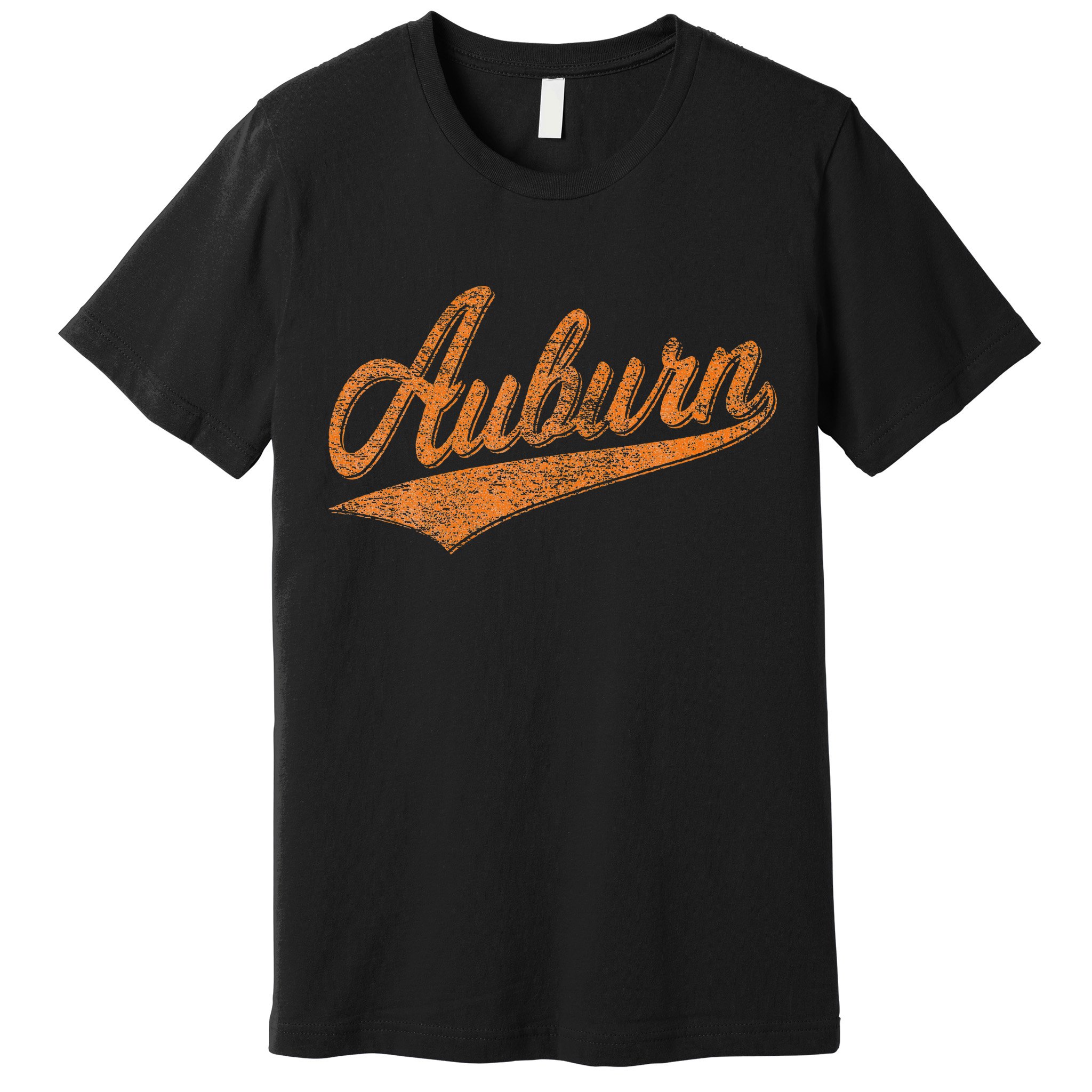 Auburn Alabama Flag Classic Vintage Sports Script Jersey Premium T-Shirt