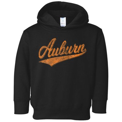 Auburn Alabama Flag Classic Vintage Sports Script Jersey Toddler Hoodie