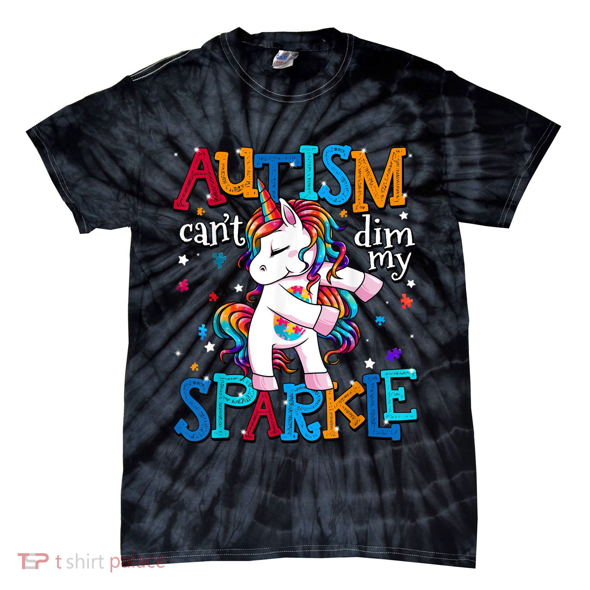 Autism Awareness For Autism Mom Tie-Dye T-Shirt