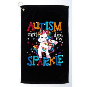 Autism Awareness For Autism Mom Platinum Collection Golf Towel