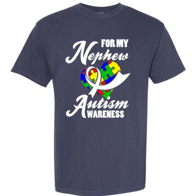 Autism Awareness For My Nephew Autist Garment-Dyed Heavyweight T-Shirt