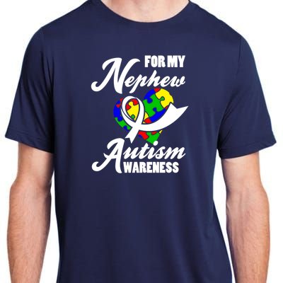 Autism Awareness For My Nephew Autist Adult ChromaSoft Performance T-Shirt