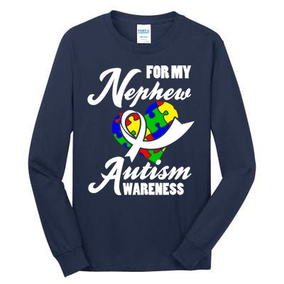 Autism Awareness For My Nephew Autist Tall Long Sleeve T-Shirt