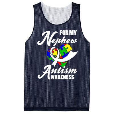 Autism Awareness For My Nephew Autist Mesh Reversible Basketball Jersey Tank