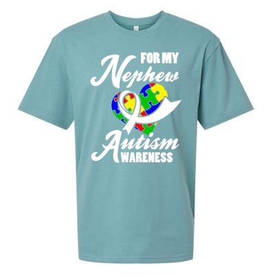 Autism Awareness For My Nephew Autist Sueded Cloud Jersey T-Shirt