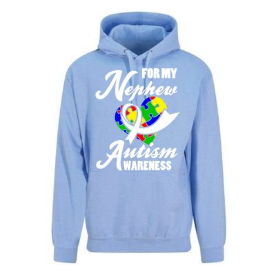 Autism Awareness For My Nephew Autist Unisex Surf Hoodie