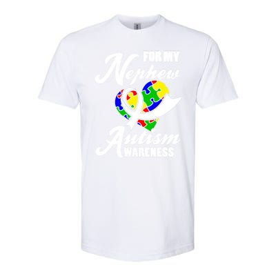 Autism Awareness For My Nephew Autist Softstyle CVC T-Shirt