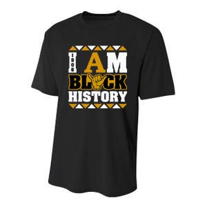 Alpha African Fraternity 1906 I Am Black History Youth Performance Sprint T-Shirt