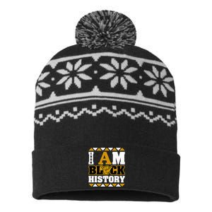 Alpha African Fraternity 1906 I Am Black History USA-Made Snowflake Beanie