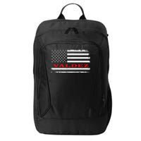 Alaska American Flag Valdez USA Patriotic Souvenir City Backpack