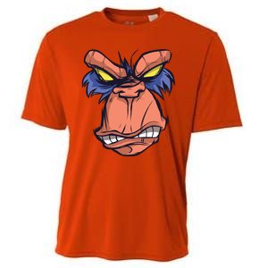 Angry Ape Face Cooling Performance Crew T-Shirt