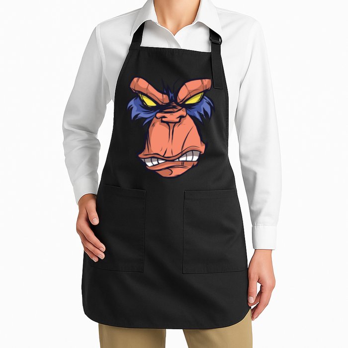 Angry Ape Face Apron