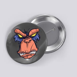 Angry Ape Face Button