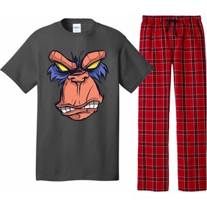 Angry Ape Face Pajama Set