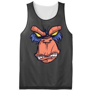 Angry Ape Face Mesh Reversible Basketball Jersey Tank