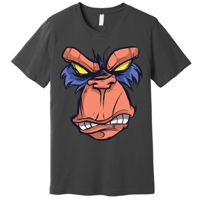Angry Ape Face Premium T-Shirt