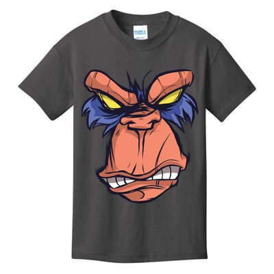 Angry Ape Face Kids T-Shirt