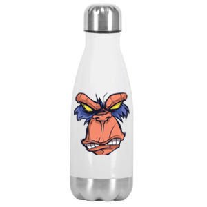 Angry Ape Face Stainless Steel Insulated Water Bottle