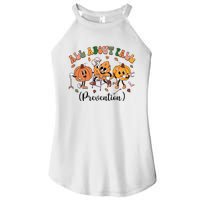 All About Fall Prevention Physical Therapy Funny Ot Ota Women's Perfect Tri Rocker Tank