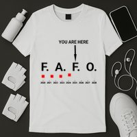 Around And Find Out Fafo You Are Here Graph 2025 T-Shirt