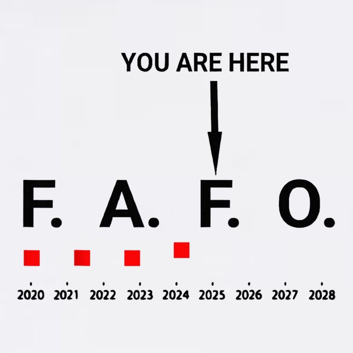 Around And Find Out Fafo You Are Here Graph 2025 Mousepad