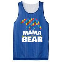 Autism Awareness Funny Gift Aspergers Mama Bear Mom Gift Mesh Reversible Basketball Jersey Tank