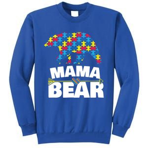 Autism Awareness Funny Gift Aspergers Mama Bear Mom Gift Tall Sweatshirt