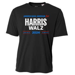 Americans Abroad For Harris Walz 2024 Cooling Performance Crew T-Shirt