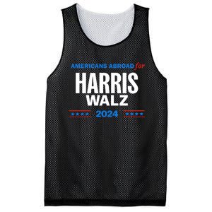 Americans Abroad For Harris Walz 2024 Mesh Reversible Basketball Jersey Tank