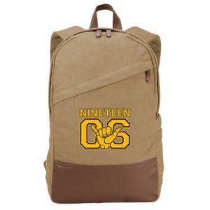 Alpha African Fraternity Hand Sign 1906 Brotherhood Cotton Canvas Backpack