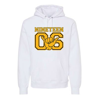 Alpha African Fraternity Hand Sign 1906 Brotherhood Premium Hoodie