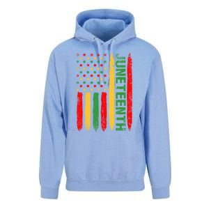 African American Freedom Day Afro Melanin Funny Gift Unisex Surf Hoodie