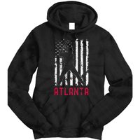 Atlanta American Flag Tie Dye Hoodie