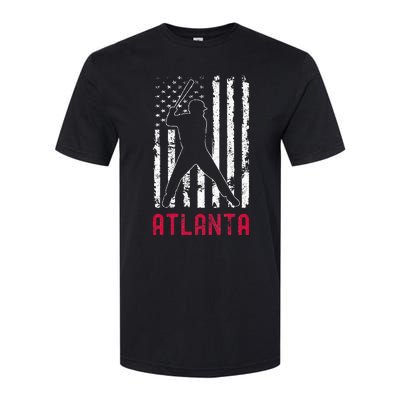 Atlanta American Flag Softstyle® CVC T-Shirt