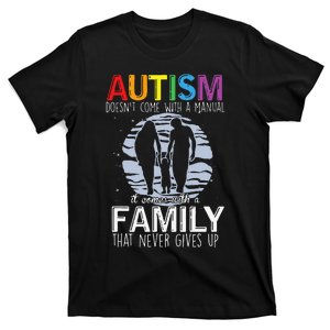 Autism Awareness Family Ribbon Puzzle Tolerance Support T-Shirt