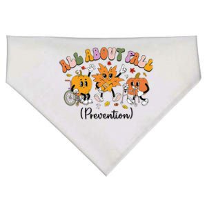 All About Fall Prevention Physical Therapy Funny Pumpkin USA-Made Doggie Bandana