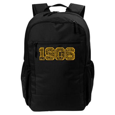 Alpha African Fraternity Hand Sign 1906 Words Daily Commute Backpack