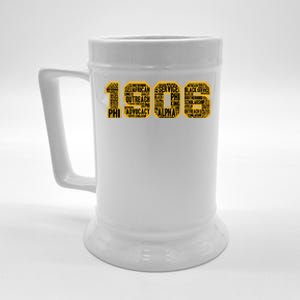 Alpha African Fraternity Hand Sign 1906 Words Beer Stein