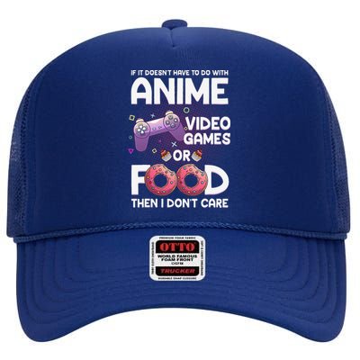 Anime Art For Womenn Girls Anime Merch Anime Lovers High Crown Mesh Back Trucker Hat