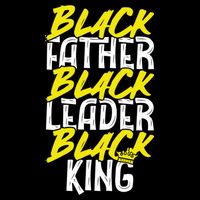 African American Family Dope Black Father Black Leader Lover Gift Flat Bill Trucker Hat