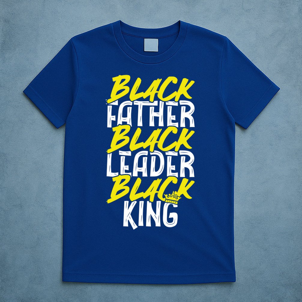 African American Family Dope Black Father Black Leader Lover Gift T-Shirt