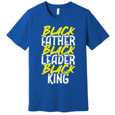 African American Family Dope Black Father Black Leader Lover Gift Premium T-Shirt