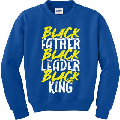 African American Family Dope Black Father Black Leader Lover Gift Kids Sweatshirt