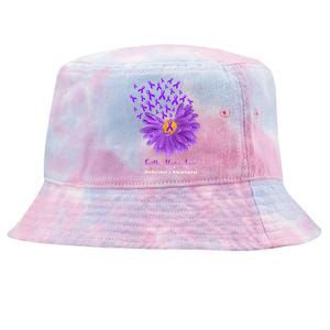 Alzheimer's Awareness Faith Hope Love Tie-Dyed Bucket Hat