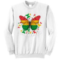 African American Freedom Black Pride Juneteenth Butterfly Sweatshirt