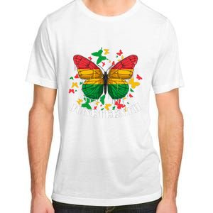 African American Freedom Black Pride Juneteenth Butterfly Adult ChromaSoft Performance T-Shirt