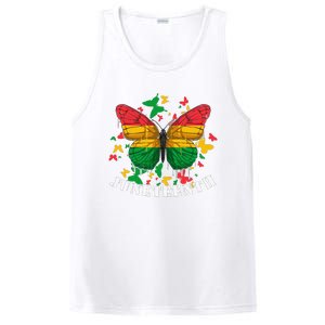 African American Freedom Black Pride Juneteenth Butterfly PosiCharge Competitor Tank