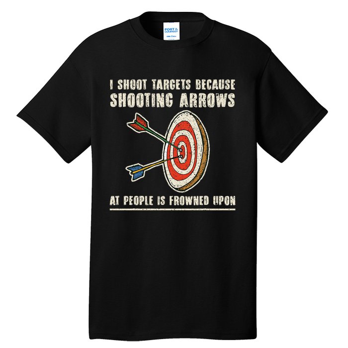 Archery Archer Funny Bowman Bow Archer Tall T-Shirt