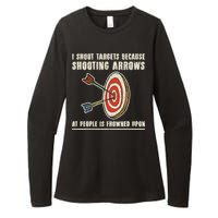 Archery Archer Funny Bowman Bow Archer Womens CVC Long Sleeve Shirt